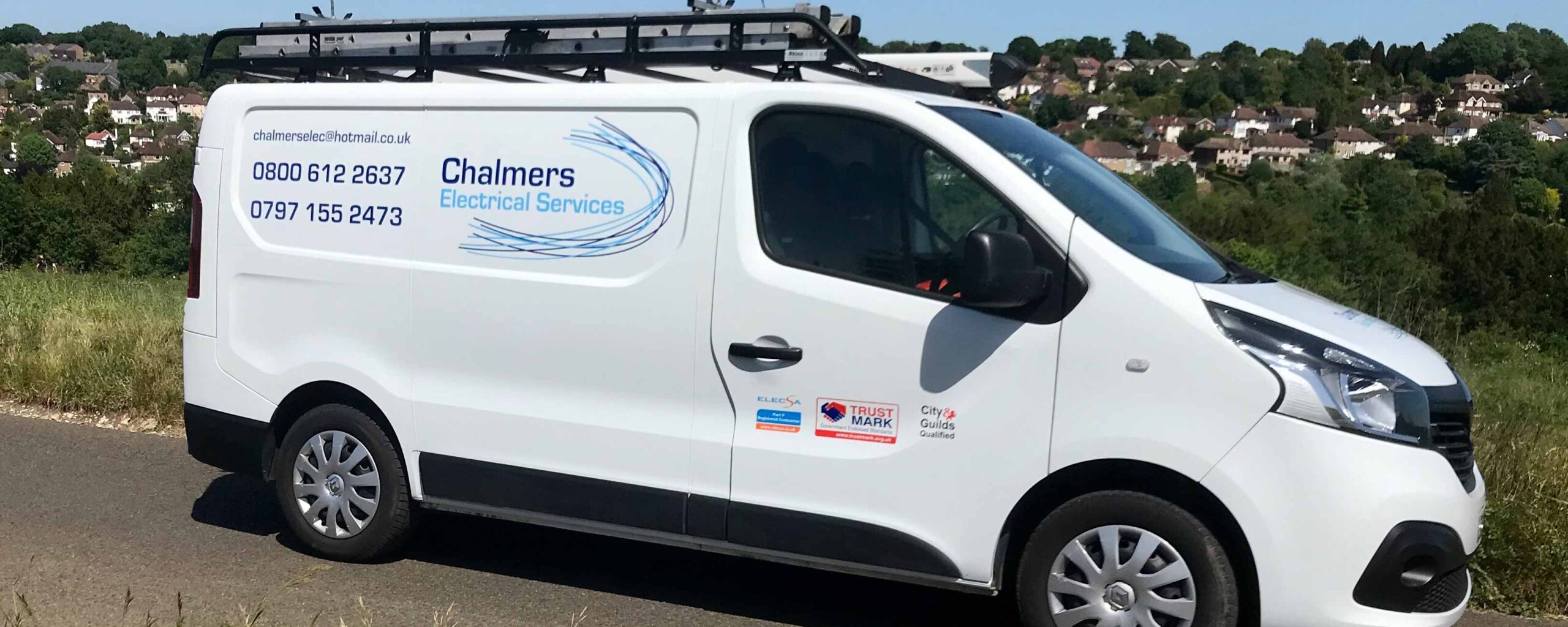 Chalmers Electrical Services van